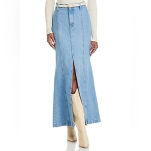 10 Crosby Derek Lam Blue Denim Skirt